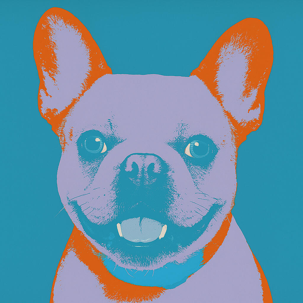 French Bulldog Painting - French Mary by DK Bulldogs